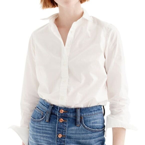 J. Crew x AG Slim Stretch Perfect Shirt - Picture 1 of 12